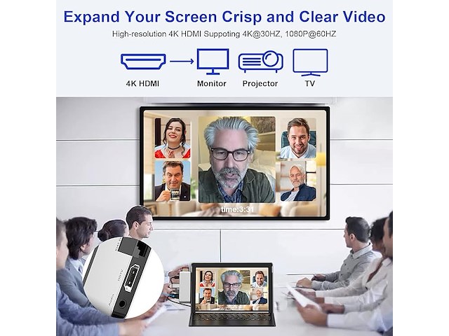 Surface pro 9/10/11 hub docking station - afbeelding 3 van  6