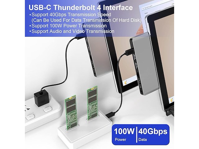 Surface pro 9/10/11 hub docking station - afbeelding 6 van  6