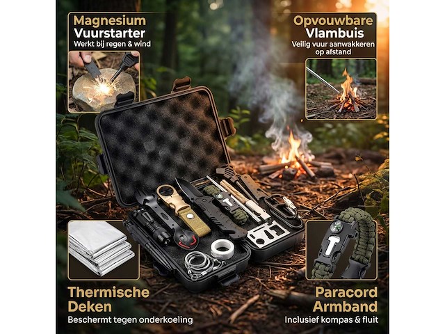 Survival kit outdoor xl - afbeelding 2 van  6