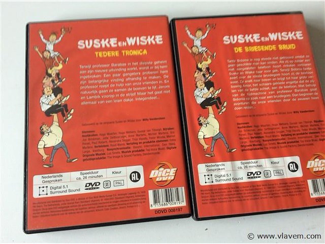 Suske & wiske dvd 2st - afbeelding 2 van  2
