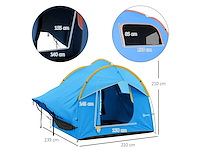 Suv achterklep tent met 5-6 personen en 3 deuren - afbeelding 3 van  6