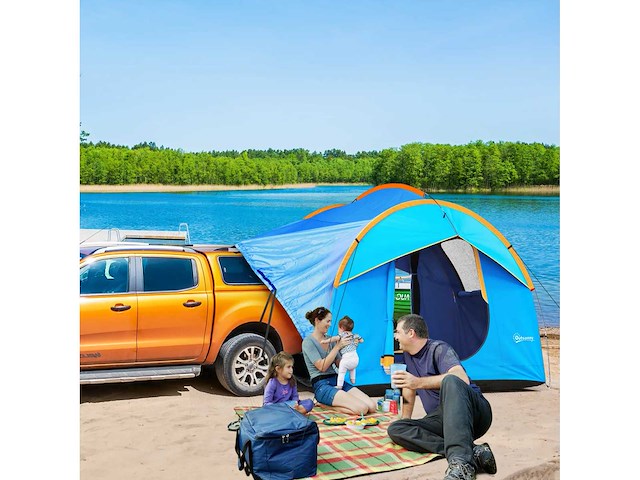 Suv achterklep tent met 5-6 personen en 3 deuren - afbeelding 1 van  6