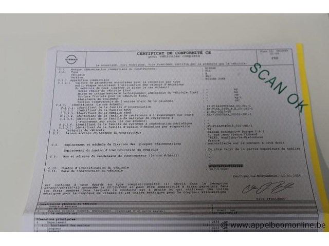 Suv nissan, juke, sjnfcaf16u1288182, 1e insch 01/07/2024, 1598cm³, 69kw, benzine + elek, euro 6d, 18806km, inschrijvingsbewijs deel i en ii, gelijkvormigheidsattest - afbeelding 15 van  23