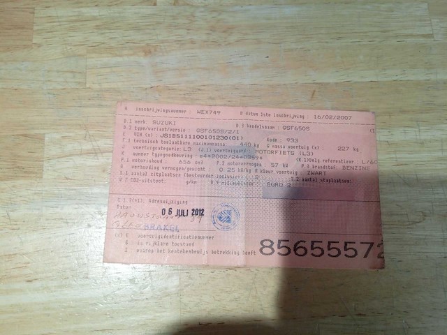 Suzuki - bandit gsf 650 - motorfiets - afbeelding 8 van  8