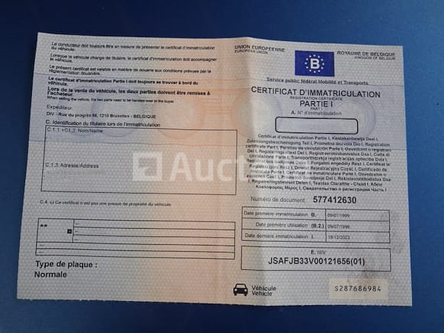 Suzuki jimny car (1999-vin:jsafjb33v00121656) - afbeelding 4 van  16