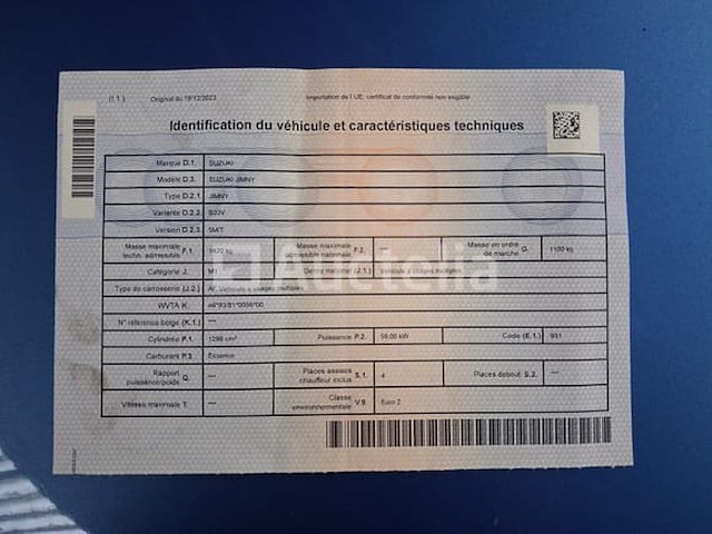 Suzuki jimny car (1999-vin:jsafjb33v00121656) - afbeelding 8 van  16