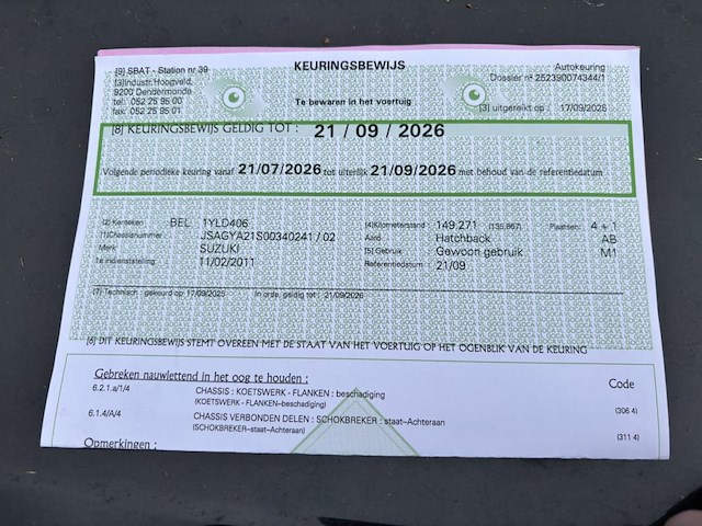 Suzuki sx4, 2011 - afbeelding 46 van  47