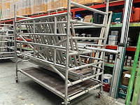 Svelt tempo alu rolsteiger stelling tot 7,5 meter hoog - afbeelding 1 van  25