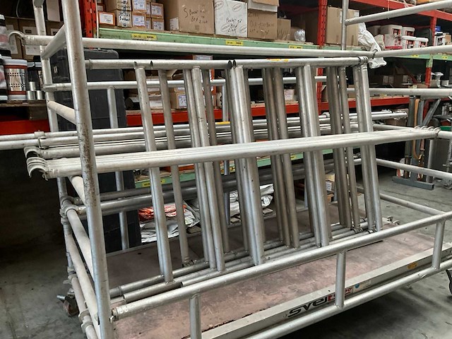 Svelt tempo alu rolsteiger stelling tot 7,5 meter hoog - afbeelding 12 van  24