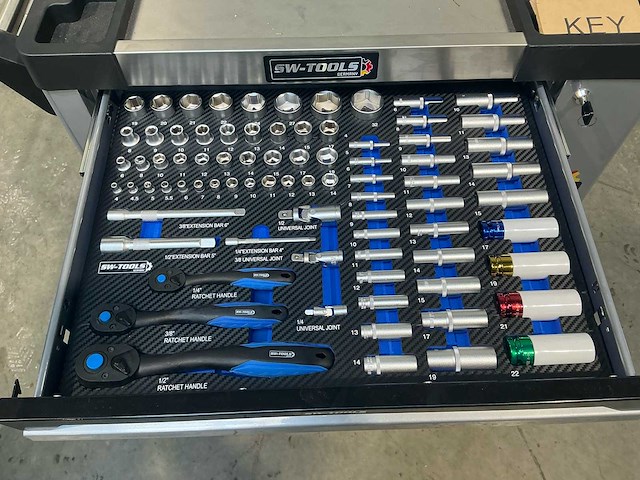 Sw tools gereedschapswagen - afbeelding 3 van  10
