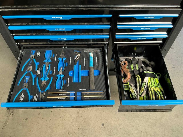 Sw-tools gereedschapswagen - afbeelding 9 van  10