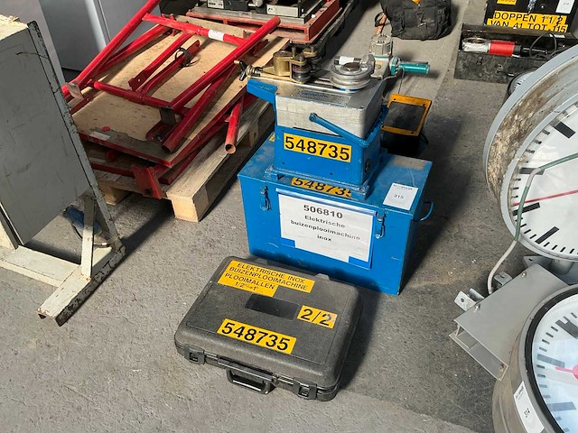 Swagelock ms-btb-2 elektrische inox buizenplooier - afbeelding 1 van  12