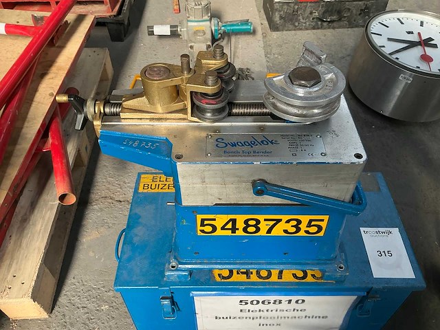 Swagelock ms-btb-2 elektrische inox buizenplooier - afbeelding 5 van  12