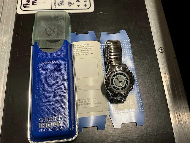 Swatch irony scuba vintage horloge - afbeelding 1 van  4