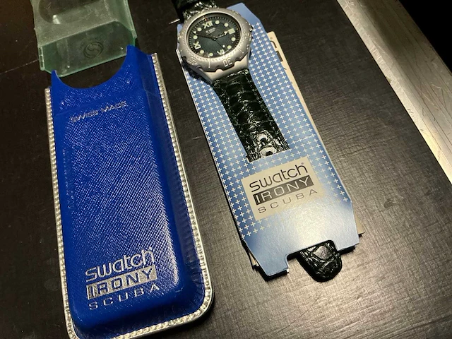 Swatch irony scuba vintage horloge - afbeelding 3 van  4