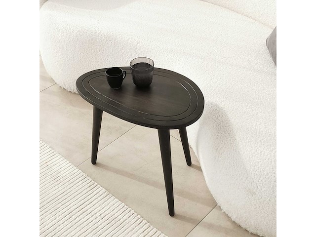 Sweet bijzettafel (2 stuks) | beukenhouten body | antraciet - afbeelding 3 van  7
