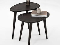 Sweet bijzettafel (2 stuks) | beukenhouten body | antraciet - afbeelding 5 van  7