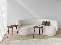 Sweet bijzettafel (2 stuks) | beukenhouten body | walnoot - afbeelding 4 van  7