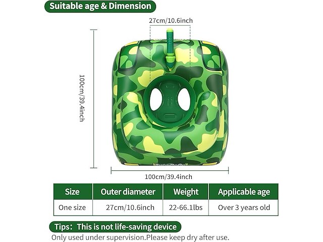 Swimbobo opblaasbare zwemband - afbeelding 2 van  3