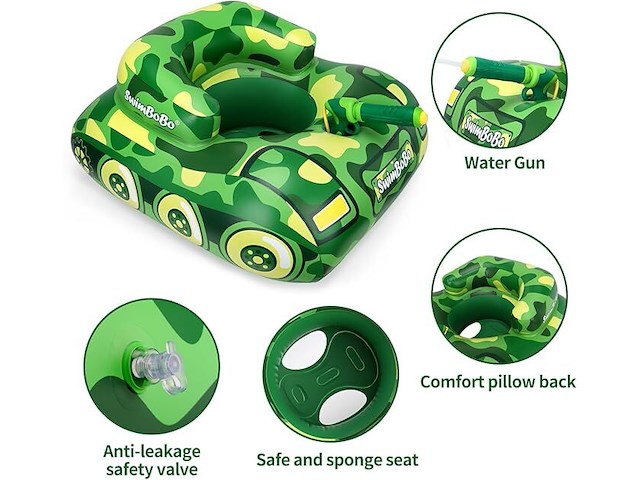 Swimbobo opblaasbare zwemband - afbeelding 3 van  3