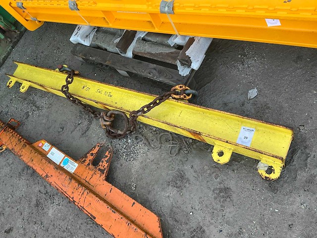 Swl 10t hijsbalk evenaar - afbeelding 1 van  8