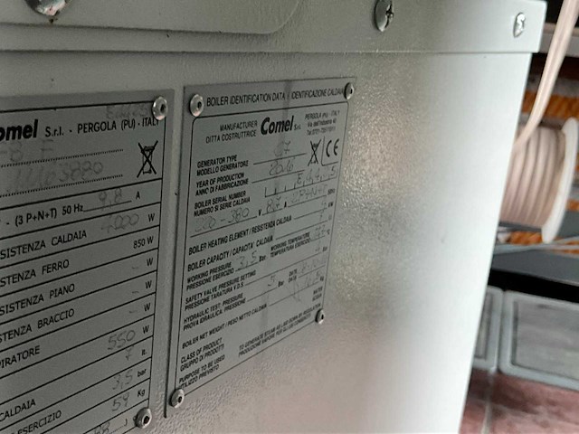 Sxd 5x8 strijkijzer met comel stoomketel (2016) - afbeelding 5 van  13