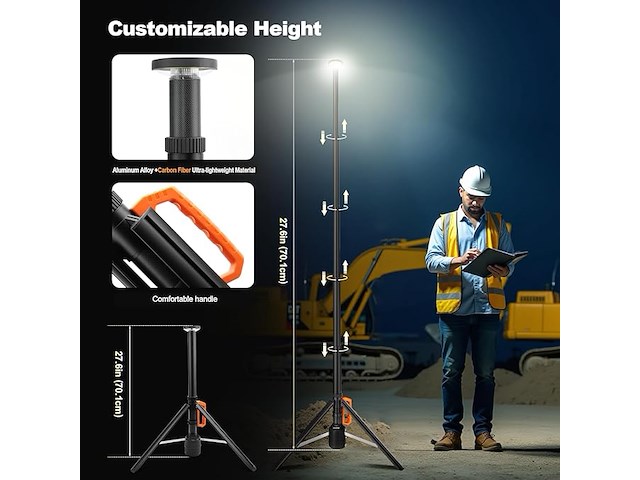 Sylstar 360° oplaadbare ledlamp - afbeelding 5 van  7