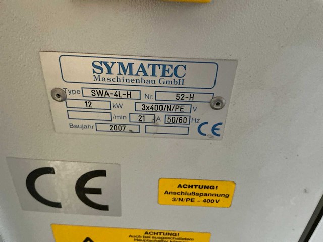 Symatec cnc pvc-bewerkingsmachine - afbeelding 6 van  7