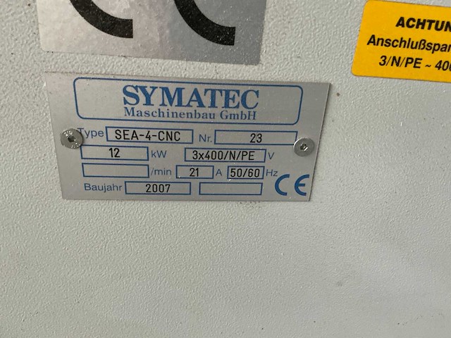 Symatec cnc pvc-bewerkingsmachine - afbeelding 7 van  7