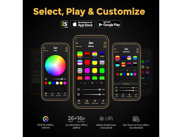 Syro-bricks 3d hexagon lights (72 stuks) - afbeelding 7 van  7