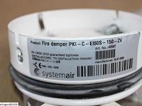 Systemair brandwerende vlinderklep ø150 - afbeelding 3 van  3