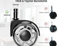 Sytopia bureaustoelwieltjes - afbeelding 2 van  3