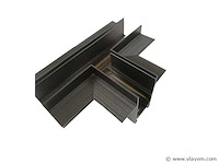 T-connector voor magnet railsinbouw iek 20 mm - horizontaal (x4) - afbeelding 1 van  4