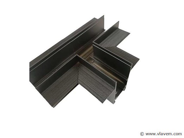 T-connector voor magnet railsinbouw iek 20 mm - horizontaal (x4) - afbeelding 1 van  4
