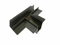 T connector voor magnet railsinbouw iek 20 mm - horizontaal (x4) - afbeelding 1 van  5