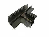 T connector voor magnet railsinbouw iek 20 mm - horizontaal (x4) - afbeelding 1 van  5