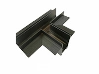 T connector voor magnet railsinbouw iek 20 mm - horizontaal (x4) - afbeelding 2 van  5