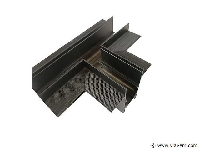 T connector voor magnet railsinbouw iek 20 mm . horizontaal (x4) - afbeelding 1 van  4