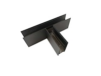 T-connector voor opbouwmagnetische rails 20 mm - horizontaal (x4) - afbeelding 1 van  3