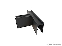 T-connector voor opbouwmagnetische rails 20 mm - horizontaal (x4) - afbeelding 2 van  4