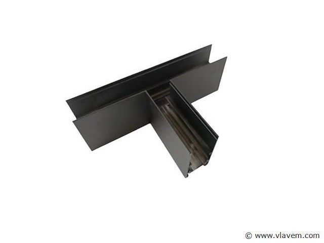T-connector voor opbouwmagnetische rails 20 mm - horizontaal (x4) - afbeelding 1 van  4