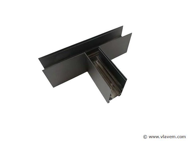T-connector voor opbouwmagnetische rails 20 mm - horizontaal (x4) - afbeelding 1 van  4