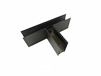 T-connector voor opbouwmagnetische rails 20 mm - horizontaal (x4) - afbeelding 1 van  5