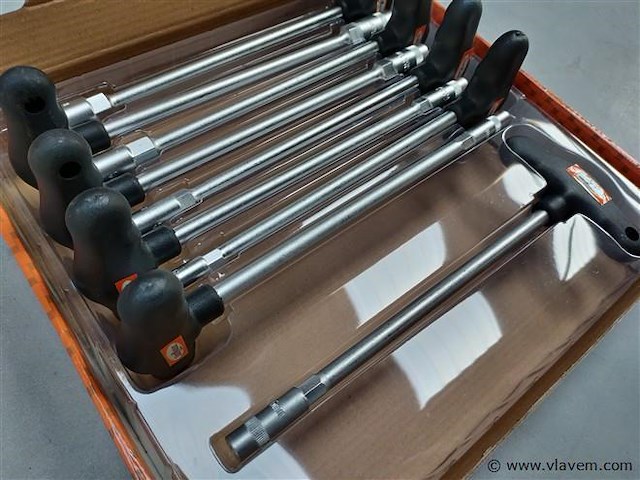 T-grip doppenset 9 delig - afbeelding 1 van  6