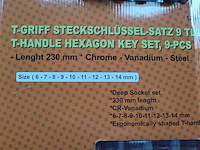 T-grip doppenset 9 delig - afbeelding 5 van  6