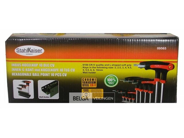 T-grip inbusset - afbeelding 1 van  1