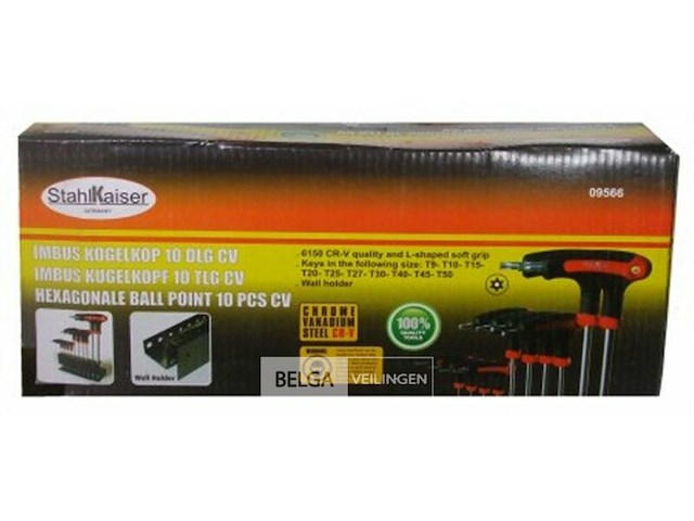 T-grip torx inbusset - afbeelding 1 van  1