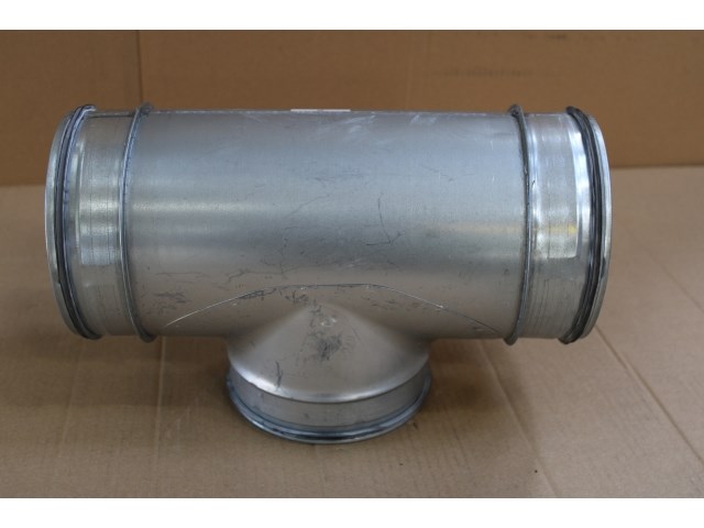 T-stuk 90° ø160x150 met dichting - afbeelding 2 van  3