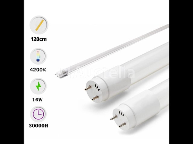 T8 led buizen – 16w – 120cm – 4200k neutraal wit (x60) - afbeelding 4 van  4