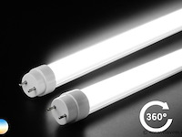 T8 led buizen – 18w – 120cm – 6500k koud wit – (x30) - afbeelding 1 van  5